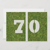 第70誕生会! 招待状 (正面)