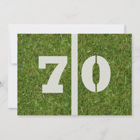 第70誕生会! 招待状 (正面)