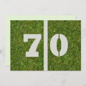 第70誕生会! 招待状 (正面/裏面)