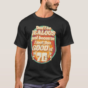 第70誕生日おもしろいギフト女子男性へ70歳 Tシャツ