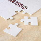 第70誕生日のデザイン ジグソーパズル (側面)