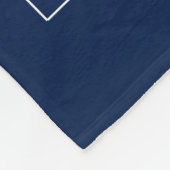 第70誕生日の世界の最も最高のですばらしい濃紺 フリースブランケット (角)