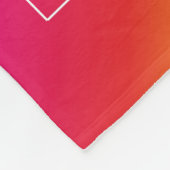 第70誕生日の世界の最も最高のですばらしい虹 フリースブランケット (角)