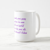 第70誕生日はマグを引用します コーヒーマグカップ (正面右)