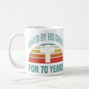 第70誕生日へのキリストへの贈り物 コーヒーマグカップ