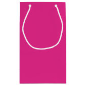 第70誕生日ほとんどのすばらしくカラフルな宝石のピンク スモールペーパーバッグ (裏面)