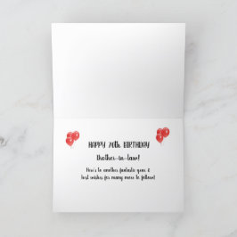 第70誕生日カード義兄 サンキューカード