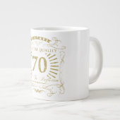 第70誕生日ギャグギフト ジャンボコーヒーマグカップ (正面右)