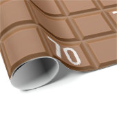 第70誕生日チョコレートキャンディバー包装紙 ラッピングペーパー (ロールコーナー)