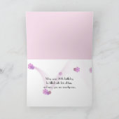 第70誕生日ピンクラン カード (内部)