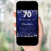 第70誕生日ブルーシルバースターズ歓迎パーティー ポスター