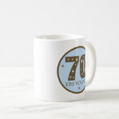 第70誕生日プレゼントのアイディア コーヒーマグカップ (正面右)