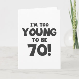 第70誕生日ユーモア カード