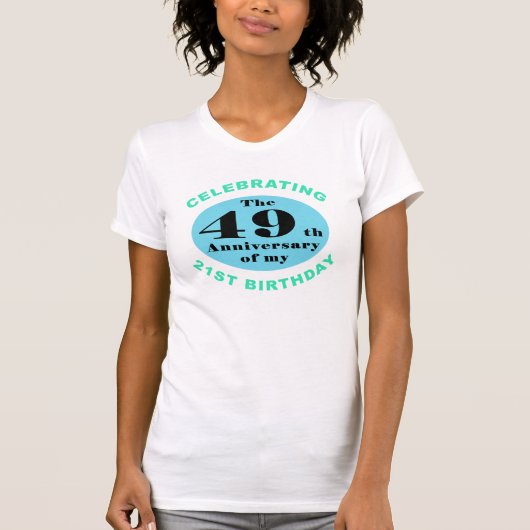 第70誕生日ユーモア Tシャツ (正面)