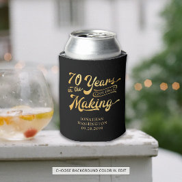 第70誕生日レトロ年 缶クーラー