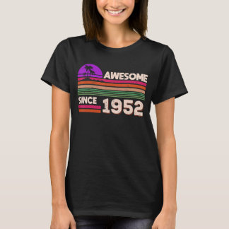 第70誕生日女子1952素晴らし年以来 Tシャツ