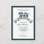 第70誕生日招待状 招待状 (正面/裏面)