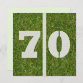 第70誕生日招待状 招待状 (正面/裏面)