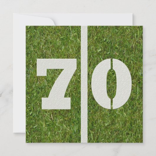 第70誕生日招待状 招待状 (正面)