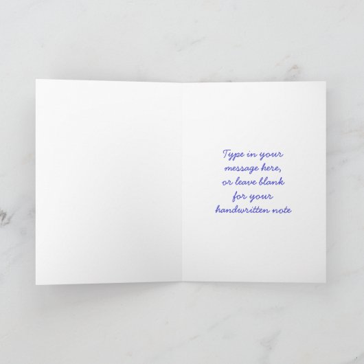 第70誕生日最高の世界素敵な虹 カード (内部)