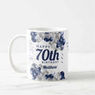 第70誕生日海軍気球 コーヒーマグカップ