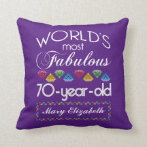 第70誕生日紫色ほとんどのすばらしくカラフルな宝石