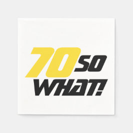 第70誕生日70So おもしろいパーティー スタンダードカクテルナプキン