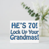 第70誕生日 カード (スタンド正面)