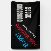 第70誕生日 横断幕 (縦)