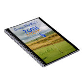 第70誕生祝いのゴルフ来客名簿 ノートブック (右側)