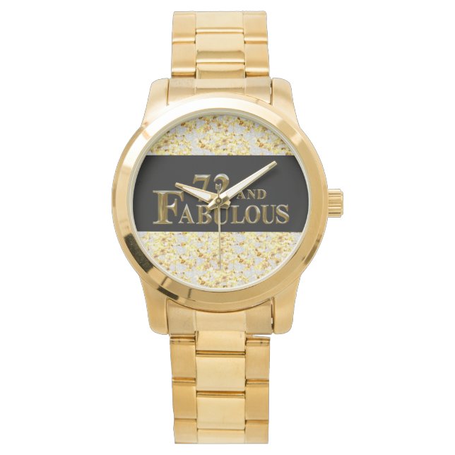 第72誕生日 腕時計 (正面)