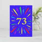 第73回バースデーパーティーへの招待の爆発 招待状 (スタンド正面)