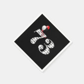 第73回誕生日パーティー風船 スタンダードカクテルナプキン (角)