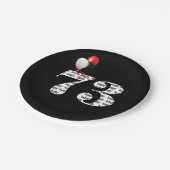 第73回誕生日パーティー風船 ペーパープレート (アングル)