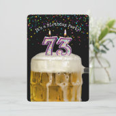 第73誕生日ビールパーティー 招待状 (スタンド正面)