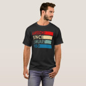 第73誕生日73素晴らし年1月以来 Tシャツ (正面フル)