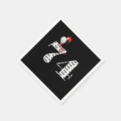 第74回誕生日パーティー風船 スタンダードカクテルナプキン (角)