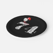 第74回誕生日パーティー風船 ペーパープレート (アングル)