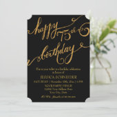 第75の70第5誕生会のお祝い 招待状 (スタンド正面)