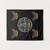 第75レンジャー連隊アフガニスタン退役軍人 タペストリー (正面(横))