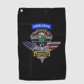 第75レンジャー連隊カスタマイズワシ ゴルフタオル (正面)