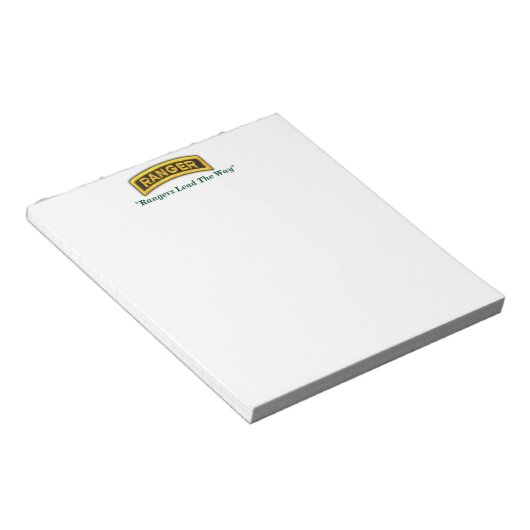 第75レンジャー連隊空飛レンジャー退役軍人 ノートパッド (アングル)