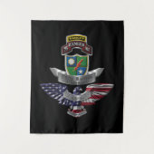 第75レンジャー連隊退役軍人 タペストリー (正面)