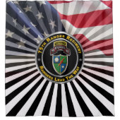 第75レンジャー連隊 シャワーカーテン (正面)