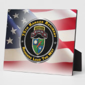 第75レンジャー連隊 フォトプラーク (側面)