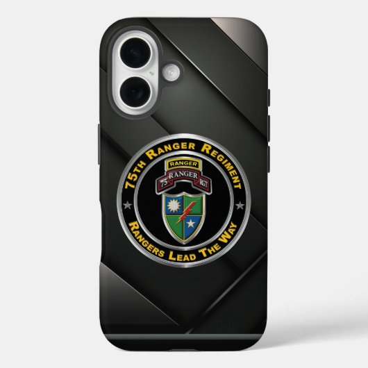 第75レンジャー連隊 Case-Mate iPhoneケース (裏面)