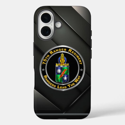 第75レンジャー連隊 Case-Mate iPhoneケース (裏面)