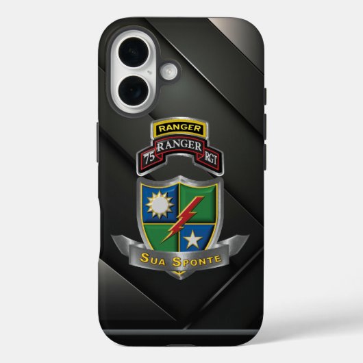 第75レンジャー連隊 Case-Mate iPhoneケース (裏面)