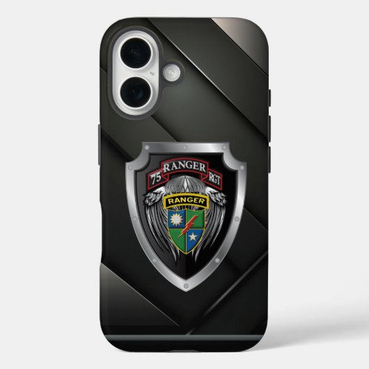 第75レンジャー連隊 Case-Mate iPhoneケース (裏面)