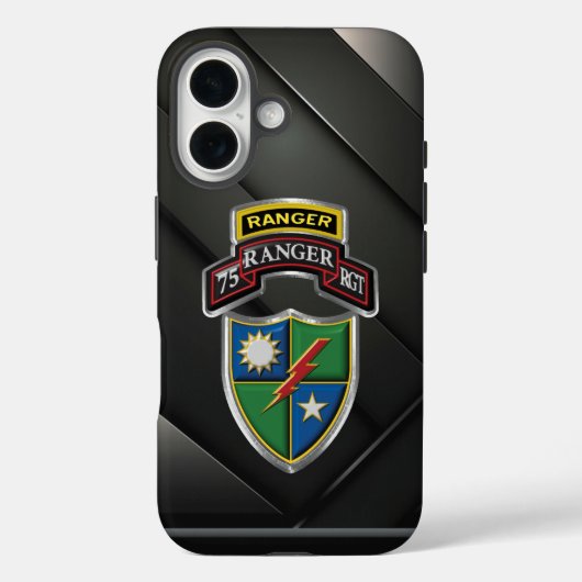 第75レンジャー連隊 Case-Mate iPhoneケース (裏面)
